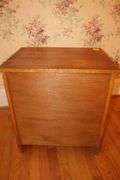 Oak White Clad Single Door End Table