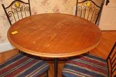 Circular Dining Table and (4) Chairs