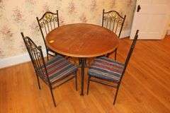 Circular Dining Table and (4) Chairs