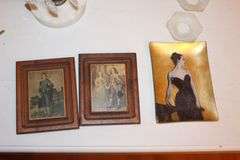 Scale of Justice, Picture Frame, Horn Wall Decoration, Candle Stands, Electric Scale, and Misc. Wall Decor