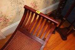 Cane Bottom Curule Chair