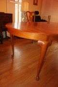 Giguere and Morin Dining Room Table, (6) Chairs, and (2) Leaves