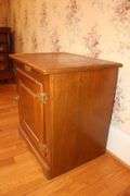 Oak White Clad Single Door End Table