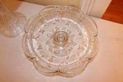 Cake Plate, Glass Coasters, Candy Dishes, Serving Bowl, and Misc. Glassware