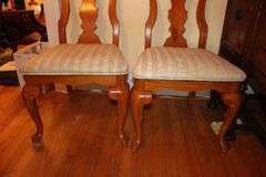 Giguere and Morin Dining Room Table, (6) Chairs, and (2) Leaves