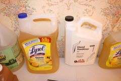 Duster Refills, Microfiber Towels, Clothespins, Multi Surface Cleaner, Starch, Oil Soap, and Misc. Cleaning Supplies