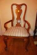 Giguere and Morin Dining Room Table, (6) Chairs, and (2) Leaves