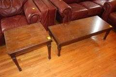 Lane Wooden Coffee Table and End Table