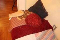 Machine Stitch Quilt, Blanket, Afghan, Yoga Mat, Place Mats, and Pillow
