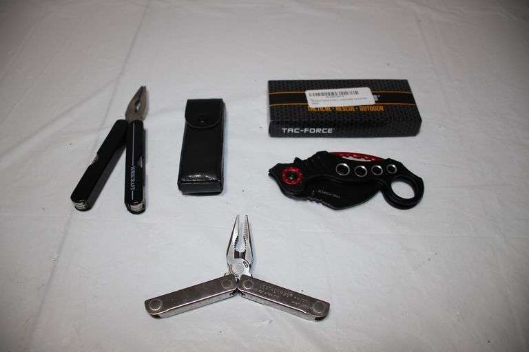 Leatherman Mini Tool, Utility Pliers, Tac-Force Tactical Pocket Knife image