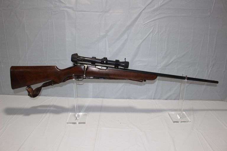 Savage Sporter Model 23D .22 Cal LR Bolt Action Rifle with K4 Scope image