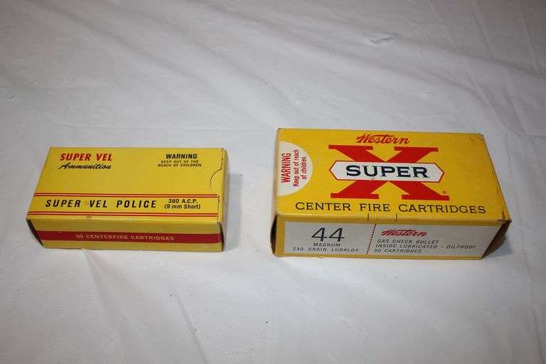 Super X 44 Magnum 240 Grain Lubaloy, Super Vel 380 A.C.P. 9mm Short image