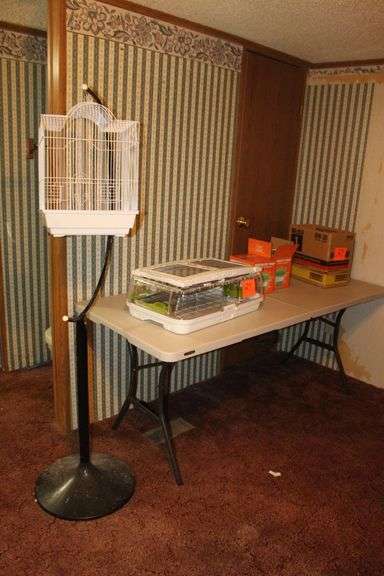 Vision Bird Cage, (2) Mosquito Traps, and Bird Cage with Frame image