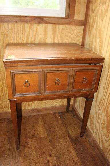 Sewing Table with Sears Kenmore Sewing Machine image