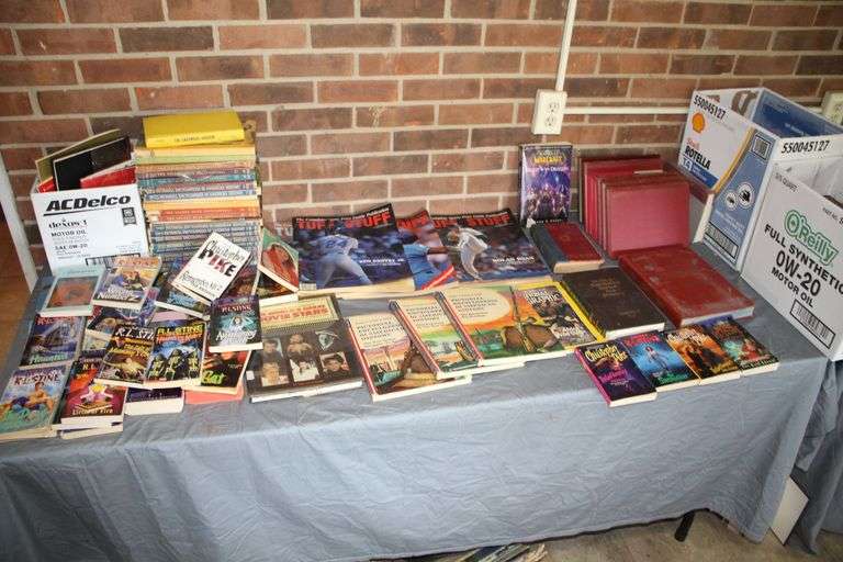 Tuff Stuff Sports Books, World Books, Pictorial Encyclopedia of American History, and Misc Books image