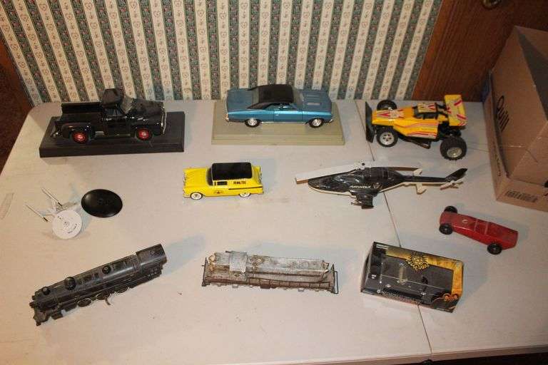 Pennzoil Liberty Classic Model Car, Prime Buggy Electric Car, 1953 Ford F150 Model Truck, Trains, Supernatural Car, and Misc. image