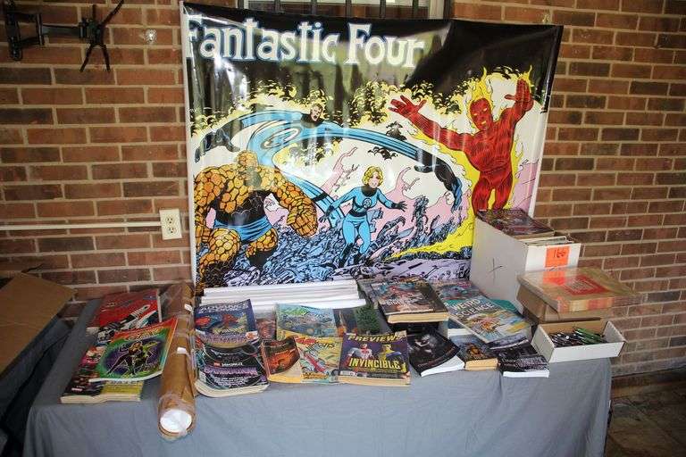 Comic Vault Pens, Comic Vault Stylist Pens, Posters, Plastic Magazine Sleeves, Comic Books, Comic Book Preview Books, and Misc Books image