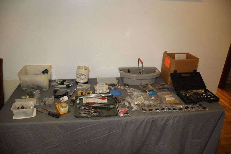 Drill Bits, Screws, Allen Wrenches, Brads, Paddle Bits, Hole Saw, Screwdrivers, Wire Connectors, Hinges, Chainsaw Chain & Misc. Hardware image