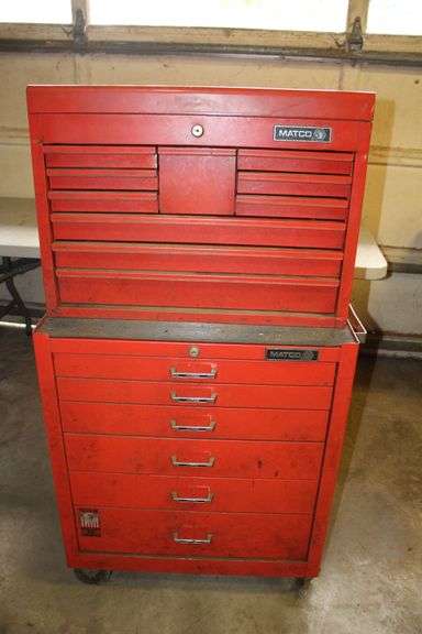 2 Piece Matco Tool Box on Wheels image