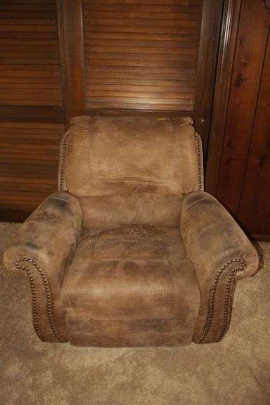 Polyester Swivel and Rocking Recliner image
