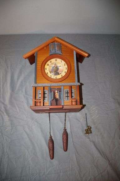 "Western Legend" John Wayne Cuckoo Clock image
