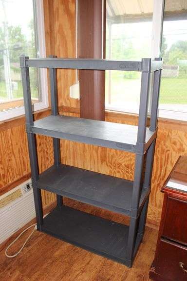 Sterlite 4 Tier Plastic Shelf image