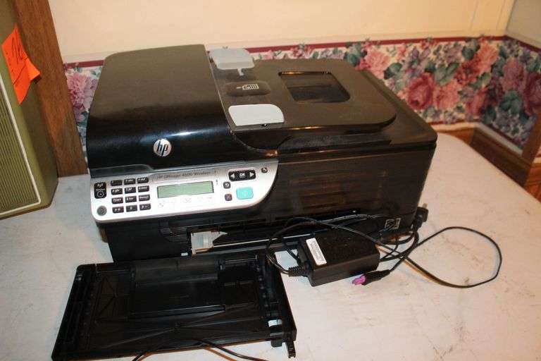 Mini Game Entertainment 500 Game System, HP Officejet 4500 Printer, Solid State Stereo, Wall, Clock, and Misc. Decorations