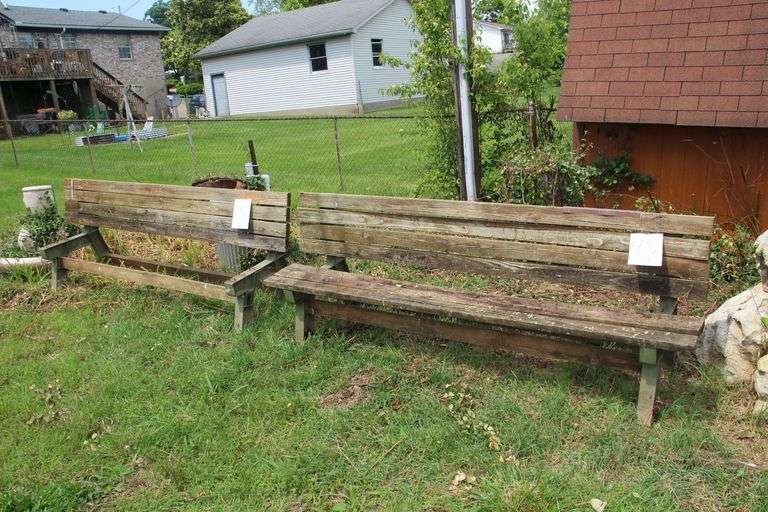 (2) Convert Table 7 Ft Wide Benches image