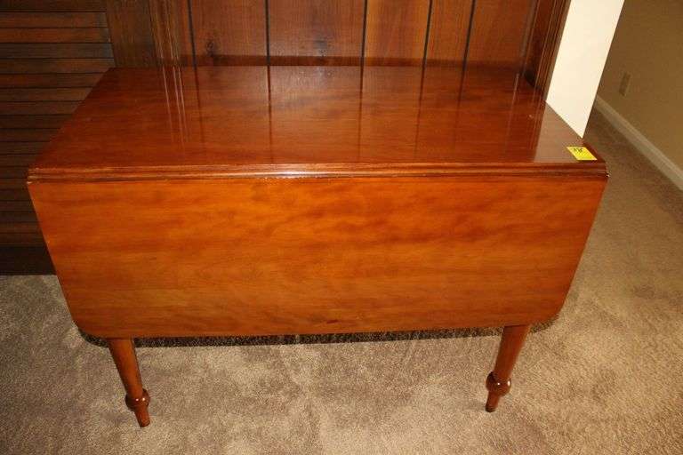 Victor H. Schiad Cherry Drop Leaf Table image