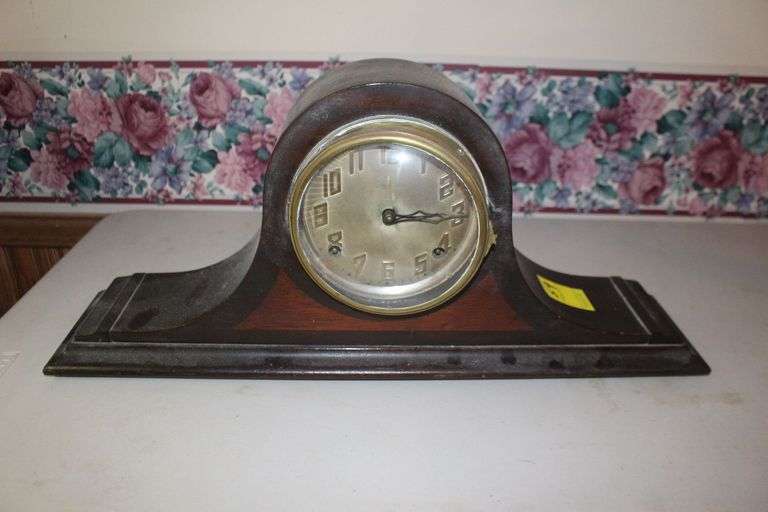 Ingraham Mantle Clock and Emerson Metal Fan