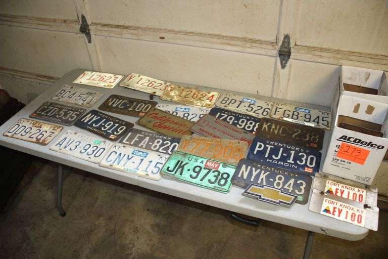 Misc License Plates and Chevrolet Emblem image