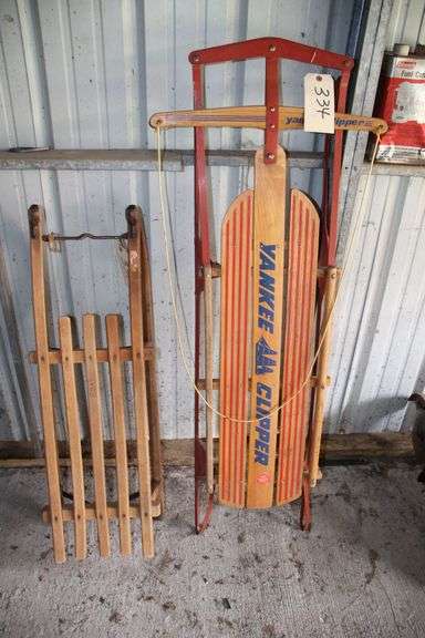 Yankee Clipper Model FO23 Flexible Flyer Sled and Davos Sled image