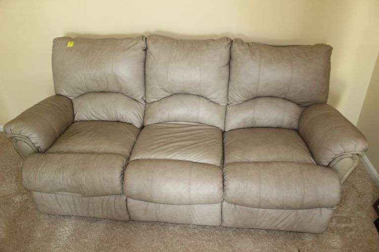 Lane Leather Reclining Couch image