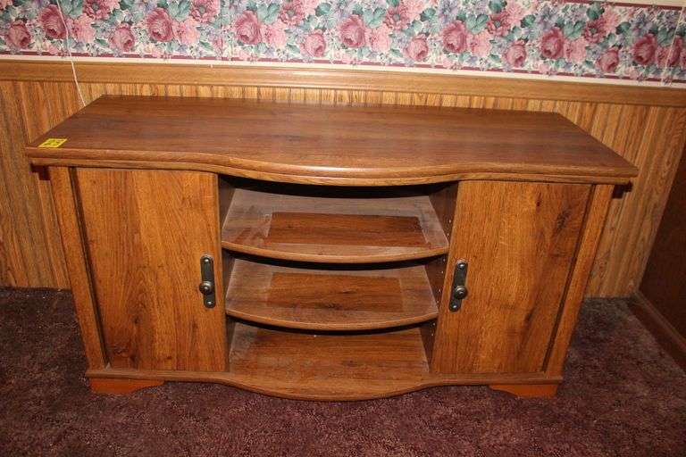Wooden Entertainment Center image