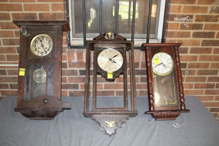 Meister Anker Clock, Junghans German Wall Clock, and Junghans Wall Clock image