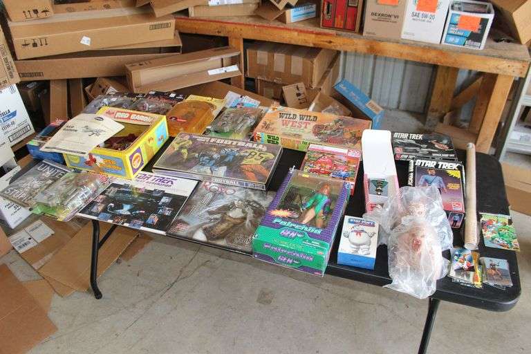Wild Wild West Frontier Agent Game, Coca Cola 300 Piece Puzzle, Austin Powers Dr Evil Action Figures, Lady Demon Action Figures, Fairchild Action Figure, Star Trek Doctor Leonard McCoy Action Figure, Thinking Man's Football Game, and Misc. image