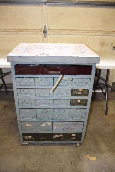 21 Drawer Bolt Bin on Wheels image