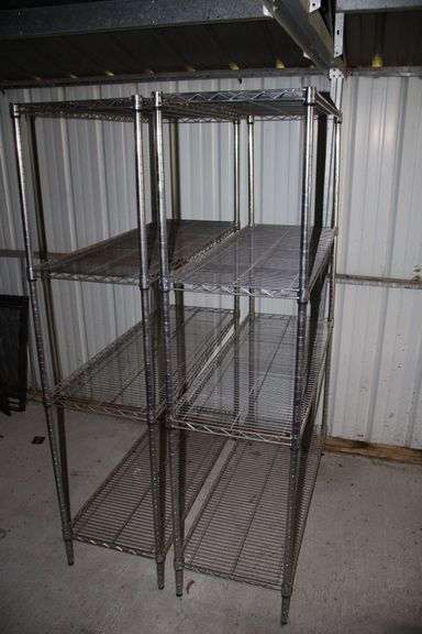 (2) NSF 4 Section Shelves image