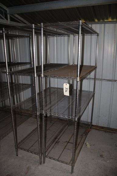 (2) NSF 4 Section Shelves image