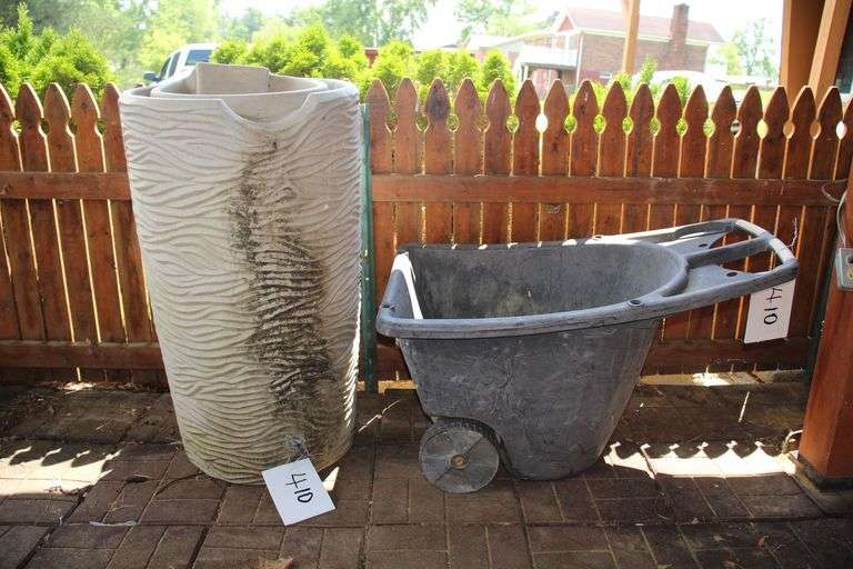 2 Wheel Garden Cart and Water Catcher image