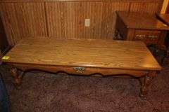 (2) End Tables with Drawer and Coffee Table