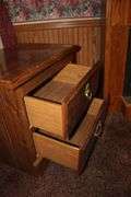 (2) 2-Drawer Night Stands and Single Drawer End Table