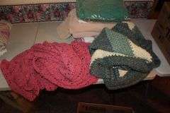 Quilts, Afghans, Blankets, and Misc. Fabric