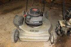 Craftsman Push Mower and Craftsman 10 In Cultivator