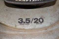 Craftsman Push Mower and Craftsman 10 In Cultivator