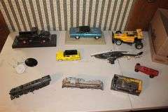 Pennzoil Liberty Classic Model Car, Prime Buggy Electric Car, 1953 Ford F150 Model Truck, Trains, Supernatural Car, and Misc.