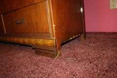 Wooden Dresser with Mirror