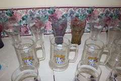 Kentucky Wildcats Glass Mugs, Coca Cola Glasses, and Misc. Glassware