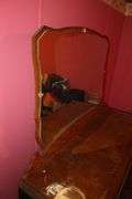 Wooden Dresser with Mirror