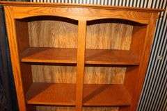 Wooden Book Shelf and 2 Door TV Stand